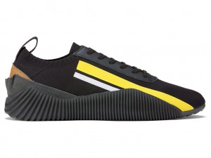Férfi Onitsuka Tiger Acromount Knit Cipő Fekete Sárga | CU4253708