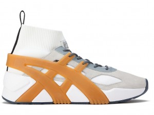 Férfi Onitsuka Tiger Big Logo Trainer 2.0 Sock Cipő Szürke | RO6378492