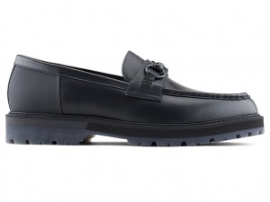 Férfi Onitsuka Tiger Bit Loafer Cipő Fekete Fekete | BS7650123