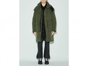 Férfi Onitsuka Tiger Coat Ruházat Khaki | SF8096142