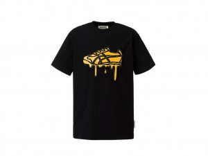 Férfi Onitsuka Tiger Grafika Tee Ruházat Fekete | OJ0613792