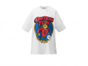 Férfi Onitsuka Tiger Grafika Tee Ruházat Fehér | OQ7054821