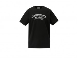 Férfi Onitsuka Tiger Grafika Tee Ruházat Fekete | AE8154726