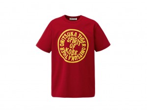Férfi Onitsuka Tiger Grafika Tee Ruházat Piros | HY1570984