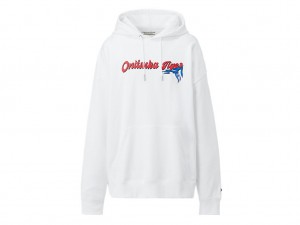 Férfi Onitsuka Tiger Hoodie Top Ruházat Fehér | IW2081564