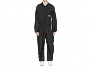 Férfi Onitsuka Tiger Jump Suit Ruházat Fekete | LW2381457