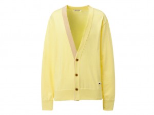 Férfi Onitsuka Tiger Knit Cardigan Ruházat Világos Sárga | KV1576042