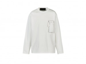 Férfi Onitsuka Tiger Ls Tee Ruházat Fehér | UZ1780634