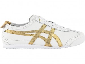 Férfi Onitsuka Tiger Mexico 66 Cipő Fehér Arany | KX4752980