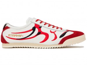 Férfi Onitsuka Tiger Mexico 66 Deluxe Cipő Fehér Piros | VO4520918