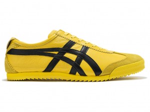 Férfi Onitsuka Tiger Mexico 66 Deluxe Cipő Sárga Fekete | TX0137248