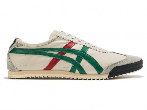 Férfi Onitsuka Tiger Mexico 66 Deluxe Cipő Krém Zöld | YM0367582