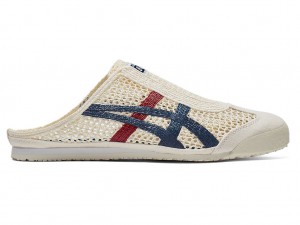 Férfi Onitsuka Tiger Mexico 66 Sabot Cipő Krém Kék | RL2748590