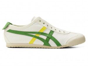 Férfi Onitsuka Tiger Mexico 66 Slip On Cipő Krém Zöld | XV9236501
