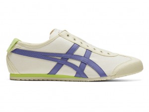 Férfi Onitsuka Tiger Mexico 66 Slip On Cipő Krém Kék | MQ6237451
