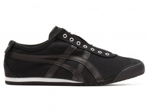 Férfi Onitsuka Tiger Mexico 66 Slip On Cipő Fekete Fekete | AN0135286