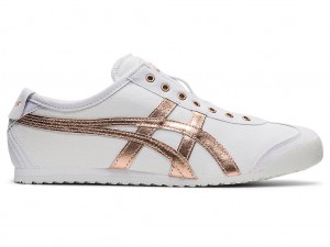 Férfi Onitsuka Tiger Mexico 66 Slip On Cipő Fehér Rózsaszín Arany | SF8426795