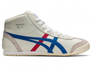 Férfi Onitsuka Tiger Mexico Mid-Runner Cipő Fehér Kék | VA9352140