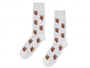 Férfi Onitsuka Tiger Middle Socks Kiegészítők Fehér | UL8203951