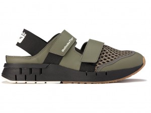 Férfi Onitsuka Tiger Rebilac Sandal Cipő Zöld Zöld | LW1584796