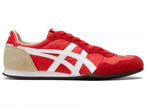 Férfi Onitsuka Tiger Serrano Cipő Piros Fehér | CR4025736