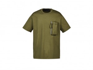Férfi Onitsuka Tiger Ss Tee Ruházat Khaki | DM3197482