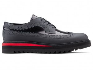 Férfi Onitsuka Tiger The Onitsuka Brogue Cipő Fekete Piros | HD8307126