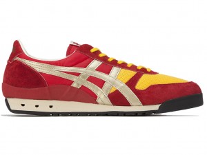 Férfi Onitsuka Tiger Ultimate 81 NM Cipő Piros Arany | PQ1068349