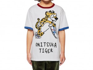 Gyerek Onitsuka Tiger Grafika Tee Felsők Fehér | IZ4502791