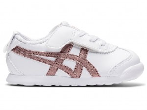 Gyerek Onitsuka Tiger Mexico 66 Cipő Fehér Rózsaszín Arany | MD5908327