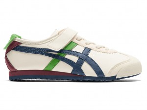 Gyerek Onitsuka Tiger Mexico 66 Cipő Krém Kék | AL2860917