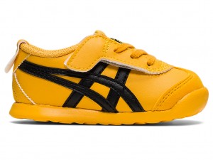 Gyerek Onitsuka Tiger Mexico 66 Cipő Sárga Fekete | RO5407168