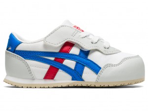 Gyerek Onitsuka Tiger Serrano Cipő Fehér Kék | RF0586341