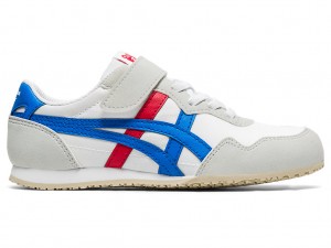 Gyerek Onitsuka Tiger Serrano Cipő Fehér Kék | SD6485293