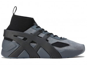 Női Onitsuka Tiger Big Logo Trainer 2.0 Sock Cipő Fekete | NI6102897