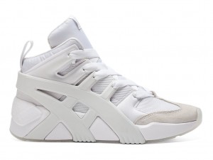 Női Onitsuka Tiger Big Logo Trainer Puffed Cipő Fehér Fehér | BY0697158