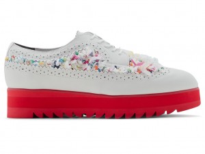 Női Onitsuka Tiger Brogue Cipő Fehér Fehér | FJ8956412