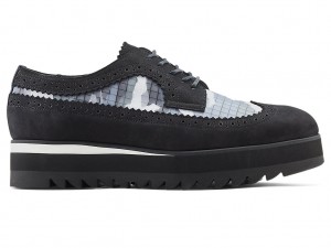 Női Onitsuka Tiger Brogue Women Cipő Fekete Fekete | CA8963721