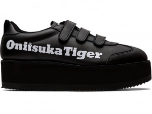 Női Onitsuka Tiger Delegation Chunk W Cipő Fekete Fehér | NM3461702