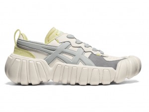 Női Onitsuka Tiger Dentigre Ls Cipő Krém Szürke | TV0582719