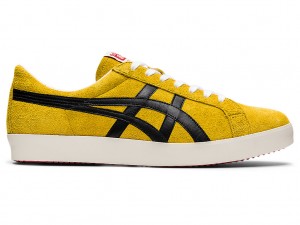 Női Onitsuka Tiger Fabre Nm Cipő Sárga Fekete | YI0351874