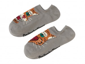 Női Onitsuka Tiger Invisible Socks Kiegészítők Szürke | TO4365901