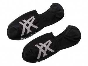 Női Onitsuka Tiger Invisible Socks Kiegészítők Fekete Szürke | QT6102849