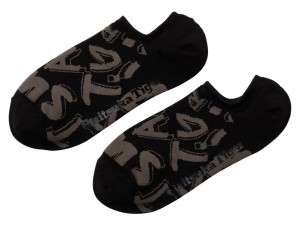 Női Onitsuka Tiger Invisible Socks Kiegészítők Fekete | ZU8679240