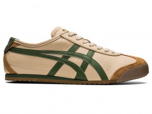 Női Onitsuka Tiger Mexico 66 Cipő Bézs Zöld | FC3708921