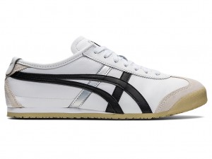 Női Onitsuka Tiger Mexico 66 Cipő Fehér Fekete | RB3987462