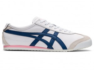 Női Onitsuka Tiger Mexico 66 Cipő Fehér Kék | OB7824960