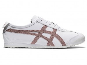 Női Onitsuka Tiger Mexico 66 Cipő Fehér Rózsaszín Arany | NS5648709