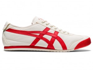Női Onitsuka Tiger Mexico 66 Cipő Krém Piros | VM9521374