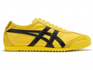 Női Onitsuka Tiger Mexico 66 Deluxe Cipő Sárga Fekete | BC5790243